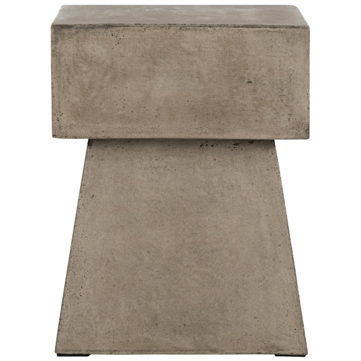 SAFAVIEH Rukiye Mushroom Concrete Indoor/ Outdoor Accent Table - 13.7" x 13.7" x 18.1" - 14Wx14Dx18H