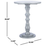 SAFAVIEH Rupa Accent Table - 22" W x 22" L x 28.8" H - 22Wx22Dx29H