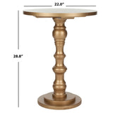 SAFAVIEH Rupa Accent Table - 22" W x 22" L x 28.8" H - 22Wx22Dx29H