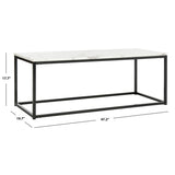 SAFAVIEH Sadije Coffee Table - 19.7" x 47.2" x 17.7" - 20Wx47Dx18H