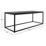 SAFAVIEH Sadije Coffee Table - 19.7" x 47.2" x 17.7" - 20Wx47Dx18H