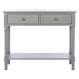 SAFAVIEH Salina 2-Drawer Console Table - 35.5" W x 13" L x 29.5" H - 36Wx13Dx30H