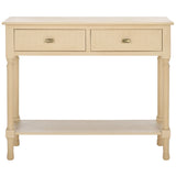 SAFAVIEH Salina 2-Drawer Console Table - 35.5" W x 13" L x 29.5" H - 36Wx13Dx30H