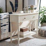 SAFAVIEH Salina 2-Drawer Console Table - 35.5" W x 13" L x 29.5" H - 36Wx13Dx30H