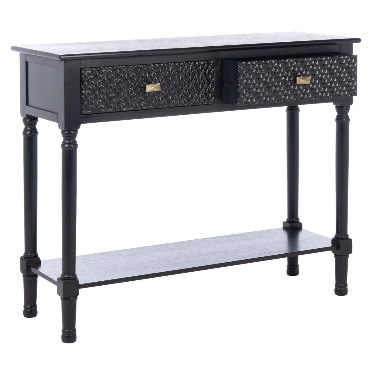 SAFAVIEH Salina 2-Drawer Console Table - 35.5" W x 13" L x 29.5" H - 36Wx13Dx30H