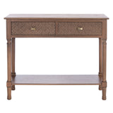 SAFAVIEH Salina 2-Drawer Console Table - 35.5" W x 13" L x 29.5" H - 36Wx13Dx30H