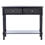 SAFAVIEH Salina 2-Drawer Console Table - 35.5" W x 13" L x 29.5" H - 36Wx13Dx30H