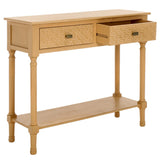 SAFAVIEH Salina 2-Drawer Console Table - 35.5" W x 13" L x 29.5" H - 36Wx13Dx30H