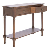 SAFAVIEH Salina 2-Drawer Console Table - 35.5" W x 13" L x 29.5" H - 36Wx13Dx30H