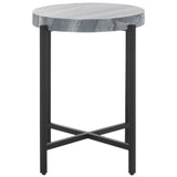 SAFAVIEH Salome Round Accent Table - 17" W x 17" D x 23" H - 17Wx17Dx23H