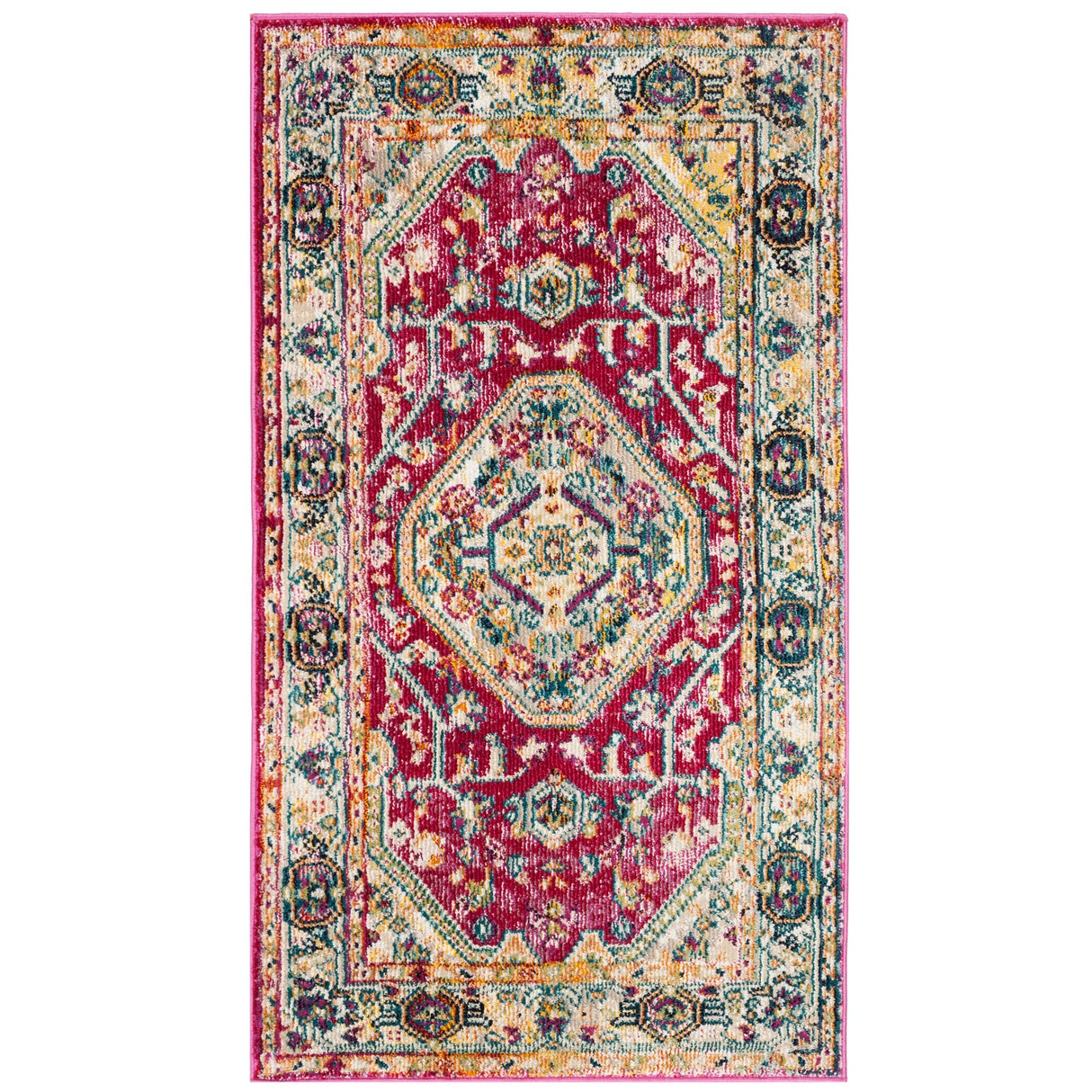 SAFAVIEH Savannah Doris Boho Oriental Polyester Medallion Rug