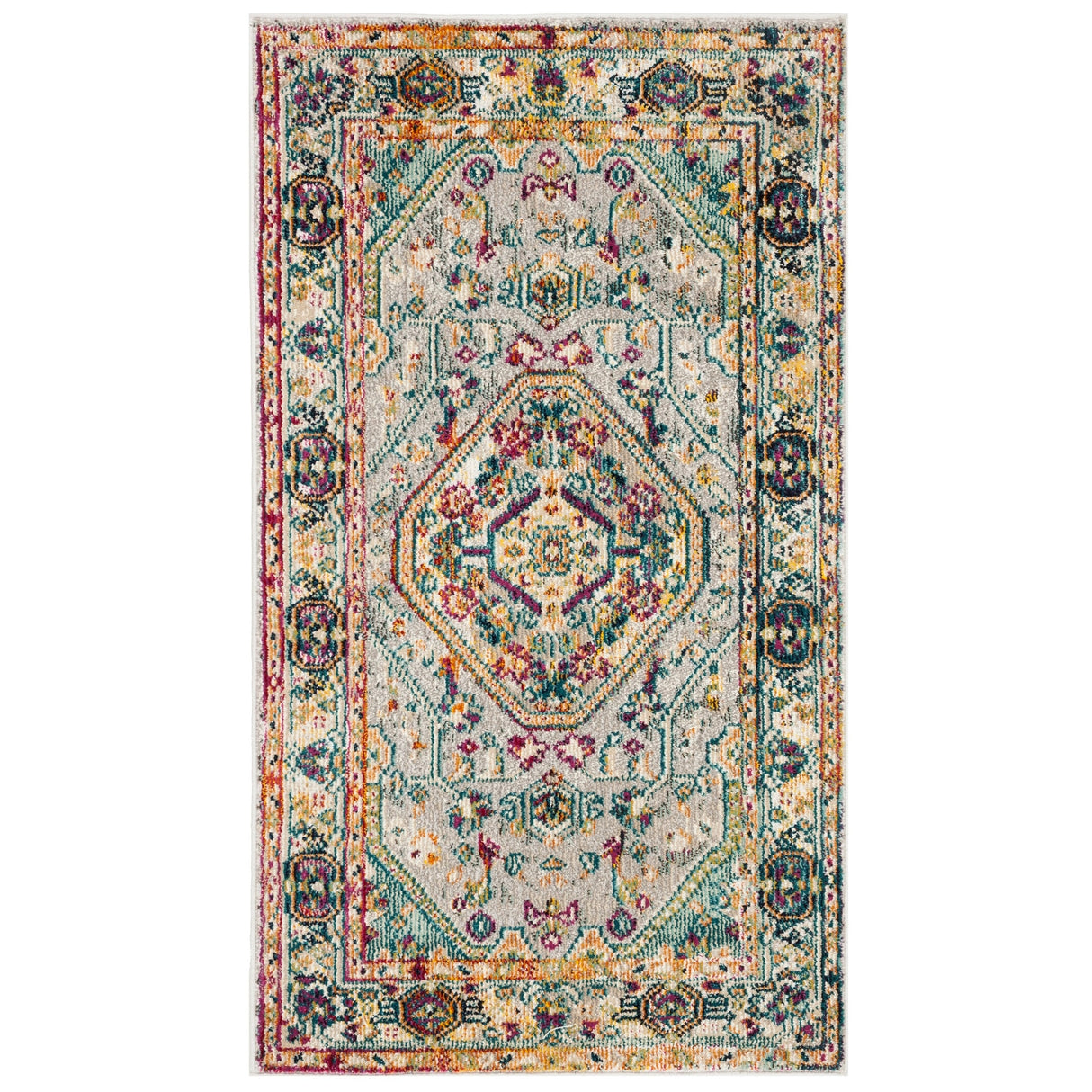 SAFAVIEH Savannah Doris Boho Oriental Polyester Medallion Rug