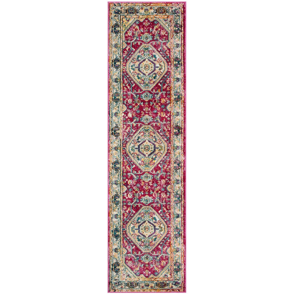 SAFAVIEH Savannah Doris Boho Oriental Polyester Medallion Rug