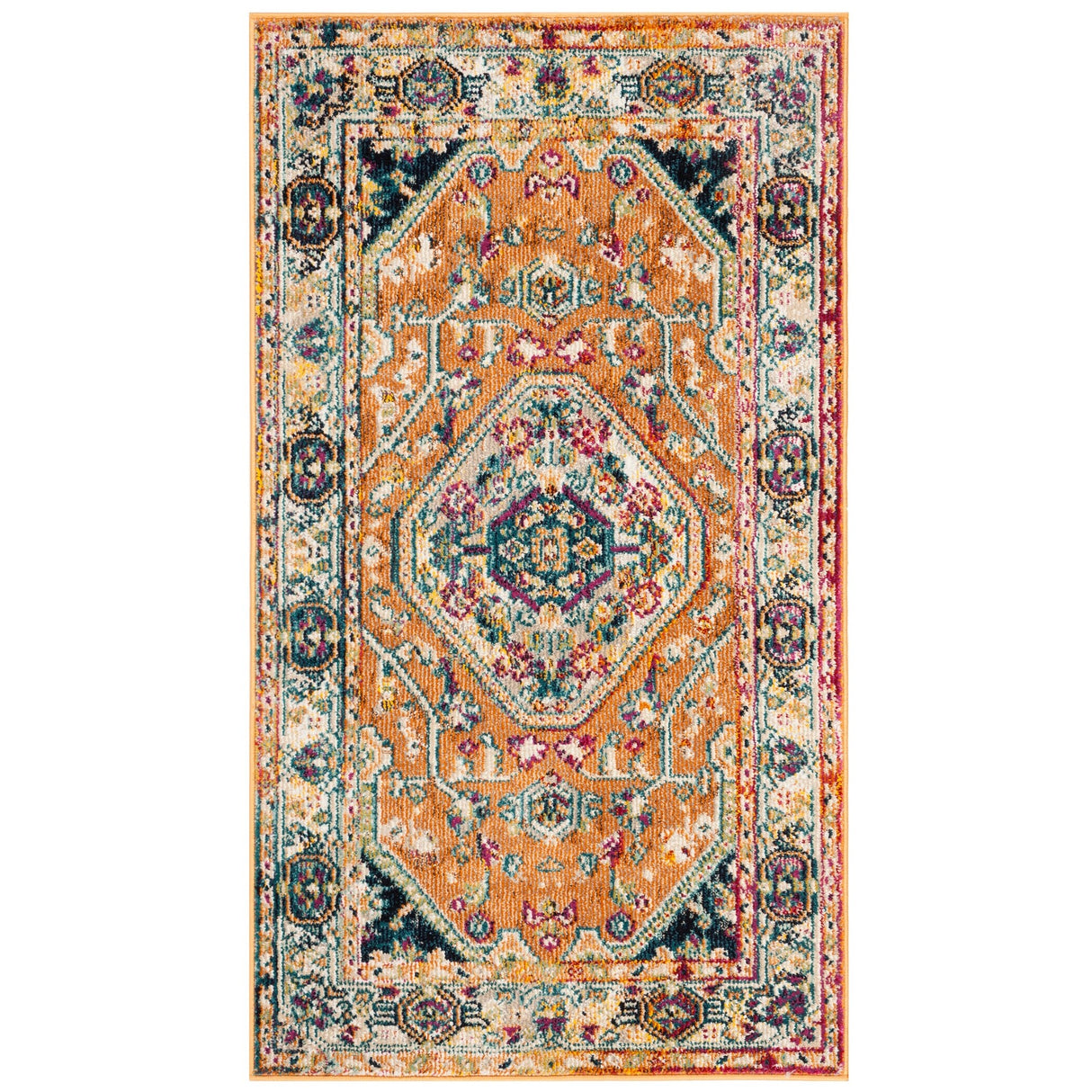 SAFAVIEH Savannah Doris Boho Oriental Polyester Medallion Rug