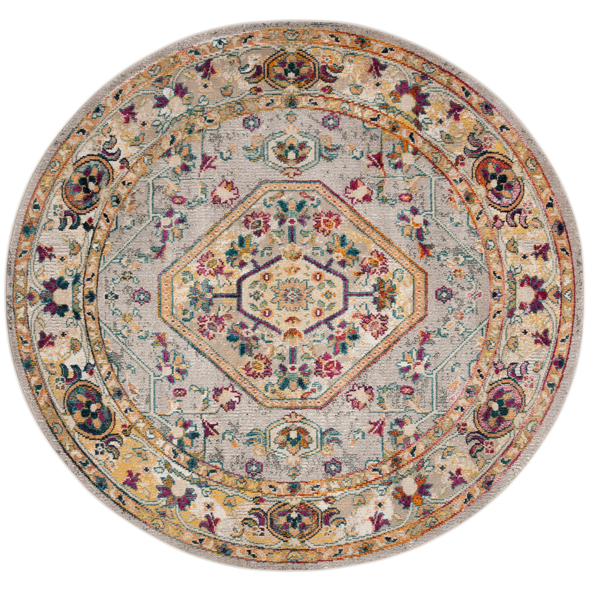 SAFAVIEH Savannah Doris Boho Oriental Polyester Medallion Rug