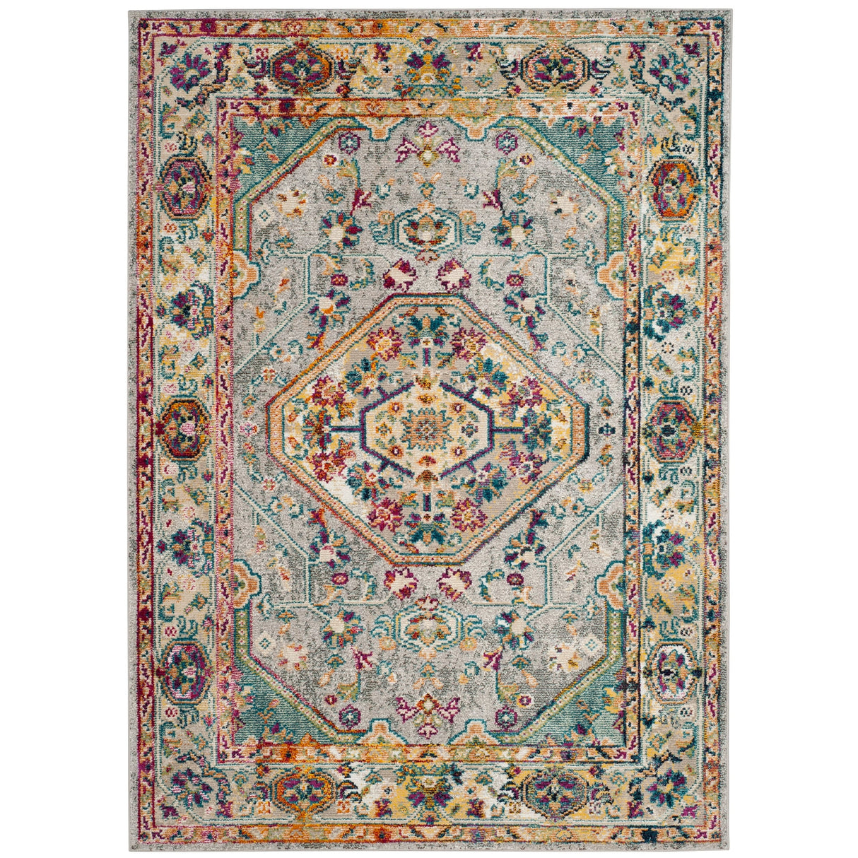 SAFAVIEH Savannah Doris Boho Oriental Polyester Medallion Rug