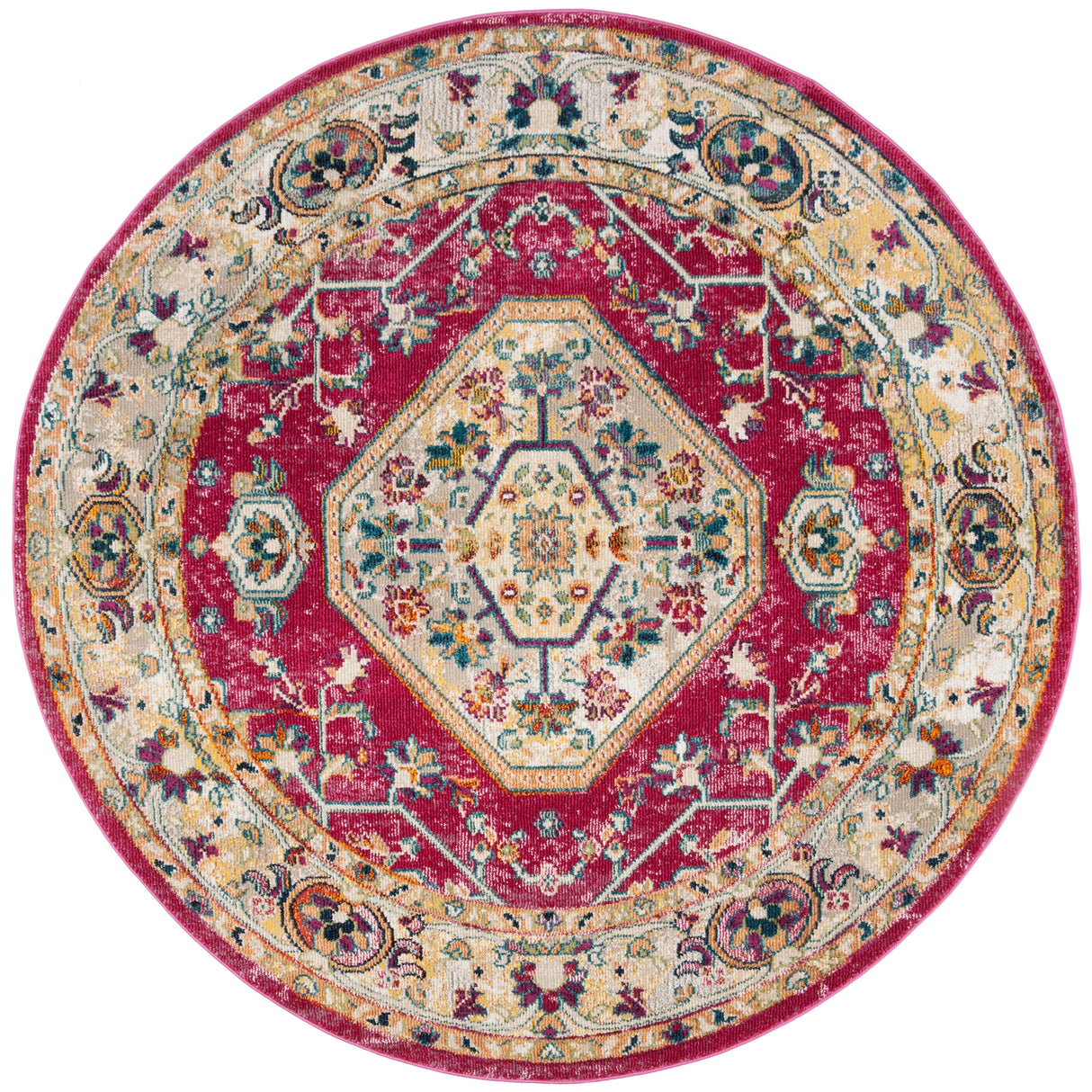 SAFAVIEH Savannah Doris Boho Oriental Polyester Medallion Rug