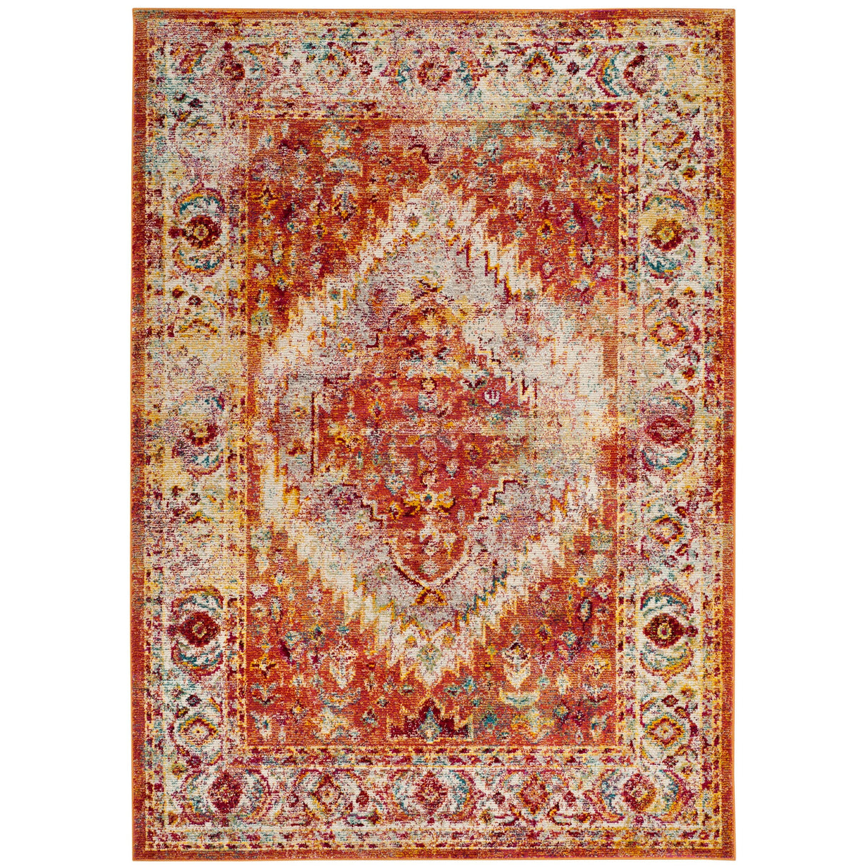 SAFAVIEH Savannah Lamiaa Boho Oriental Polyester Rug