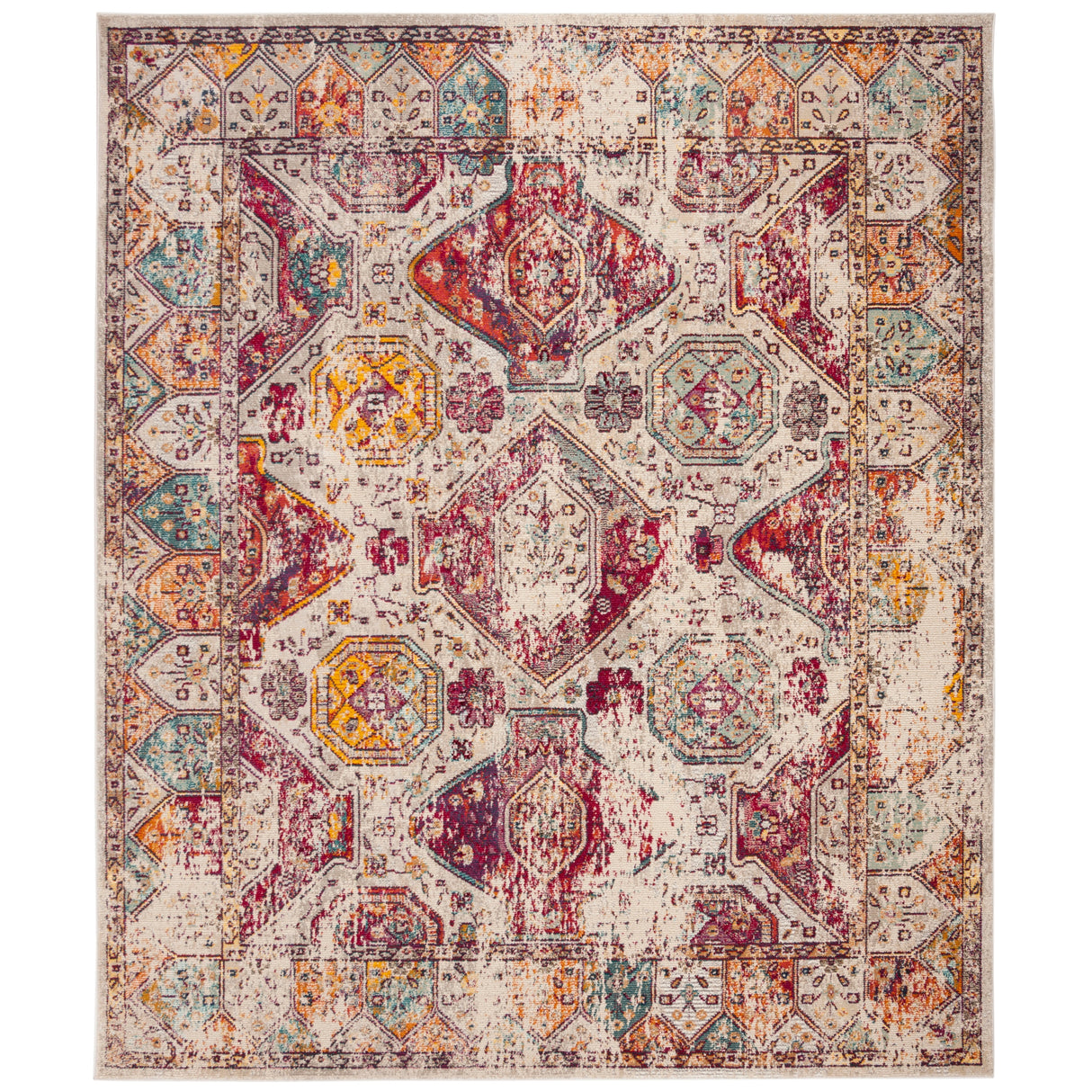 SAFAVIEH Savannah Sita Boho Oriental Polyester Rug