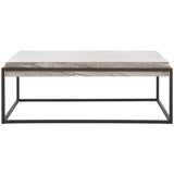 SAFAVIEH Savilla Coffee Table - 45" W x 25" D x 17" H - 45Wx25Dx17H