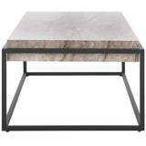 SAFAVIEH Savilla Coffee Table - 45" W x 25" D x 17" H - 45Wx25Dx17H