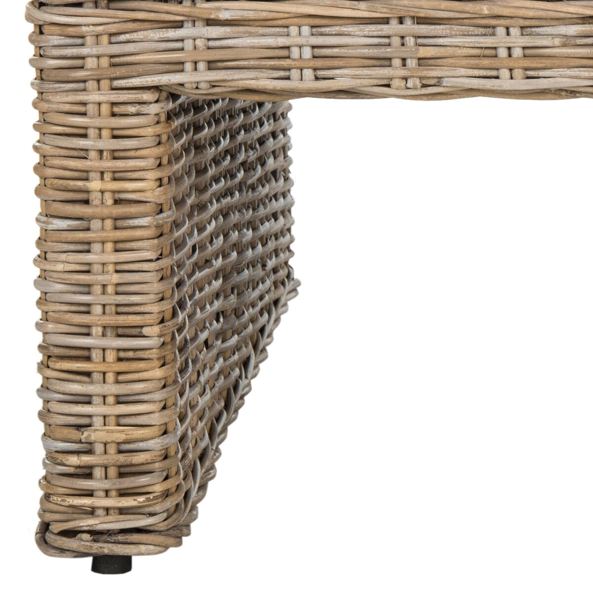 SAFAVIEH Sawsan Natural Rattan Table - 39.3" W x 39.3" D x 17.6" H - 39Wx39Dx18H