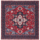 SAFAVIEH Serapi Machine Washable Minda Medallion Distressed Rug