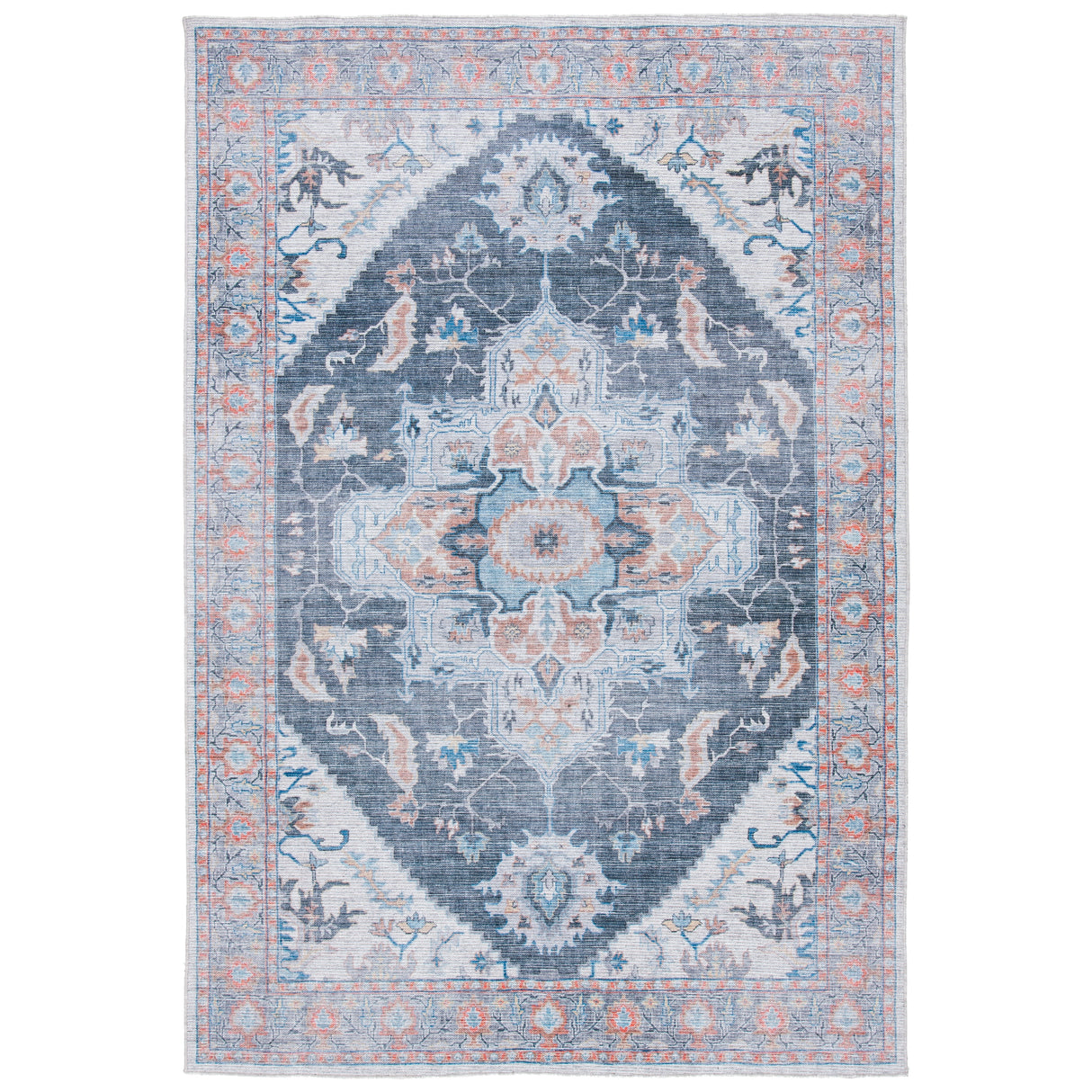 SAFAVIEH Serapi Machine Washable Nonie Boho Medallion Rug