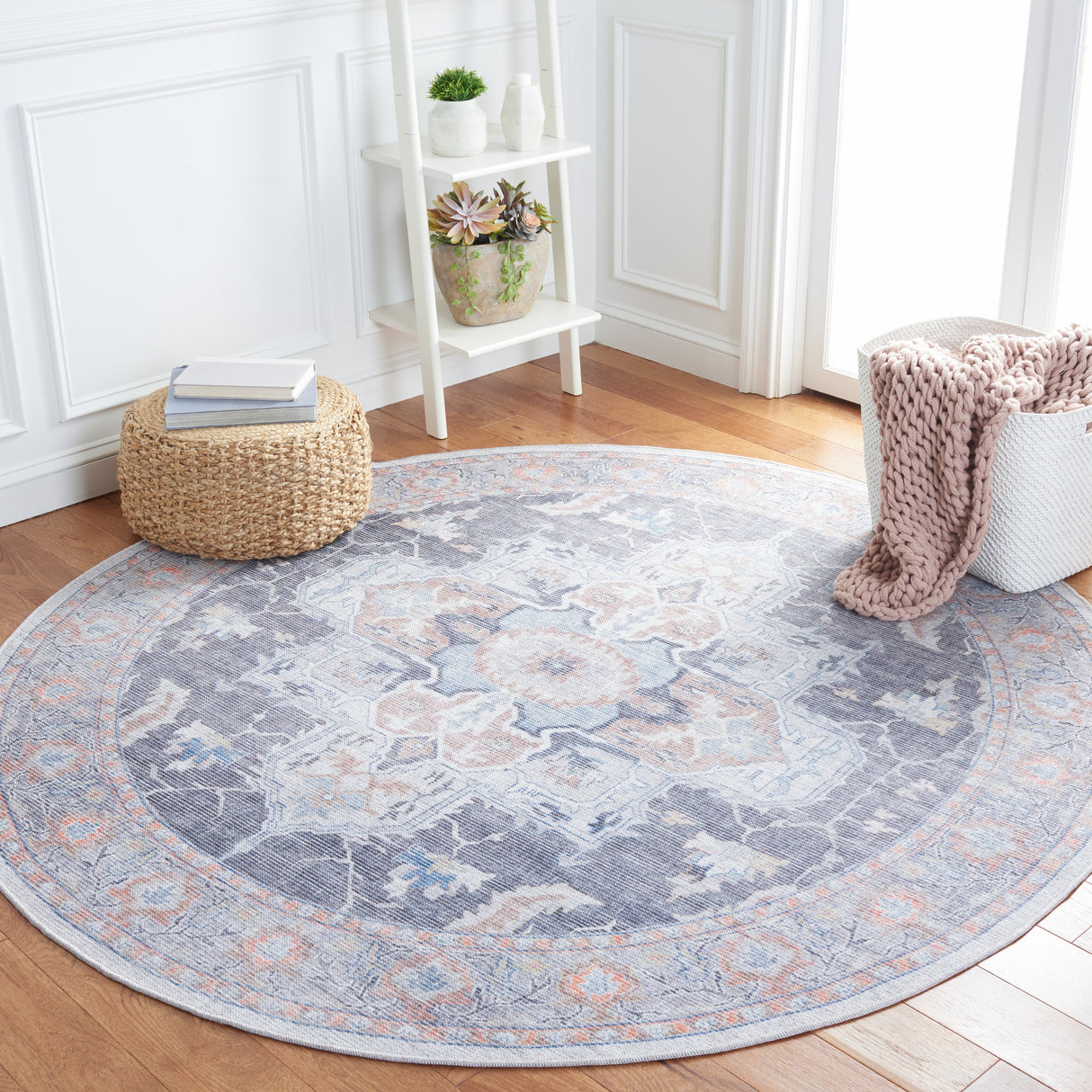 SAFAVIEH Serapi Machine Washable Nonie Boho Medallion Rug