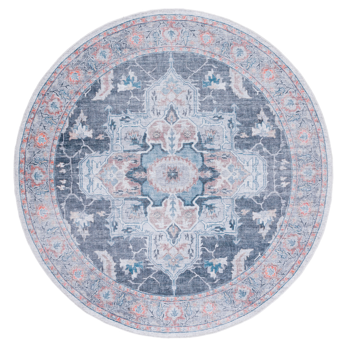 SAFAVIEH Serapi Machine Washable Nonie Boho Medallion Rug