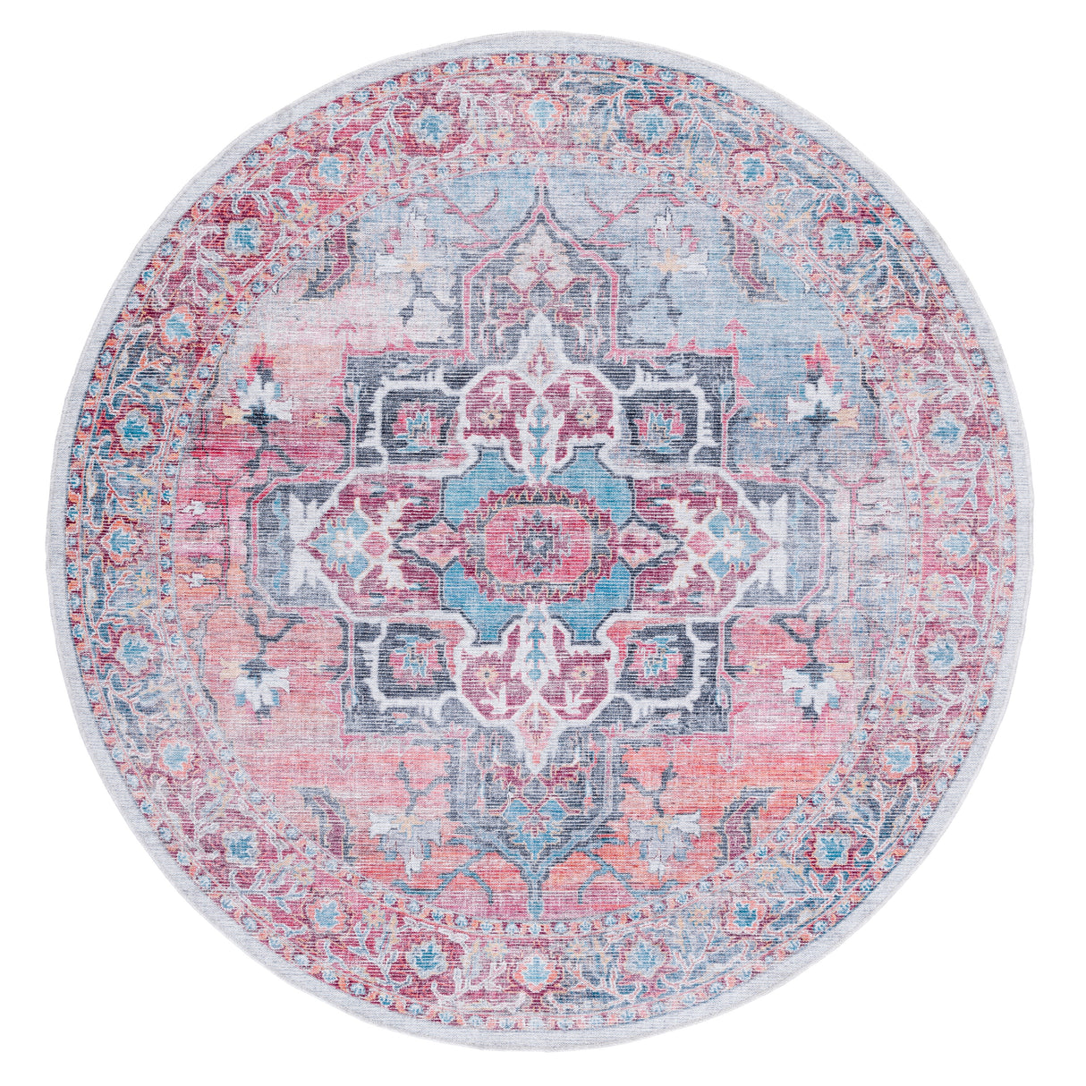 SAFAVIEH Serapi Machine Washable Nonie Boho Medallion Rug