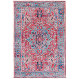 SAFAVIEH Serapi Machine Washable Sabina Medallion Distressed Rug