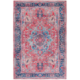 SAFAVIEH Serapi Machine Washable Sabina Medallion Distressed Rug