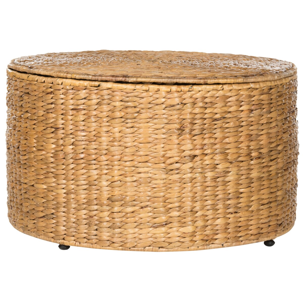 SAFAVIEH Shafika Wicker Storage Coffee Table - 28.5" x 28.5" x 17" - 29Wx29Dx17H