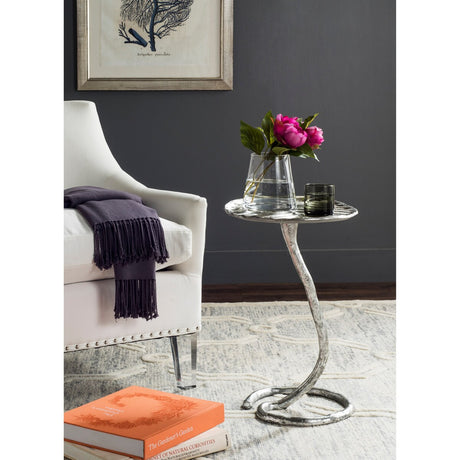 SAFAVIEH Sharlene Gold Side Table - 15" x 13" x 21" - 15Wx13Dx21H