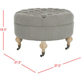 SAFAVIEH Shaunna Round Ottoman