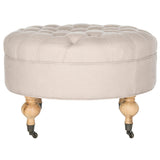 SAFAVIEH Shaunna Round Ottoman