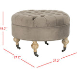 SAFAVIEH Shaunna Round Ottoman