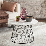 SAFAVIEH Sherrie Black End Table - 23.6" x 23.6" x 15.8" - 24Wx24Dx16H