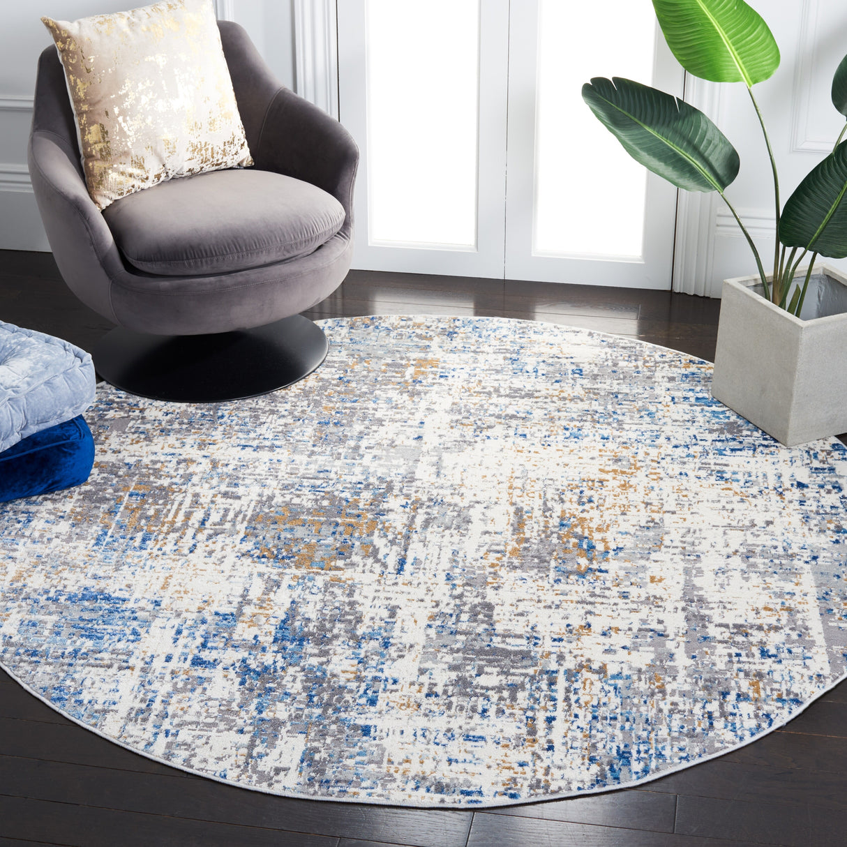 SAFAVIEH Shivan Remziye Modern Abstract Rug