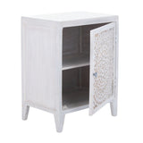 SAFAVIEH Shyann Single-Door Carved Nightstand