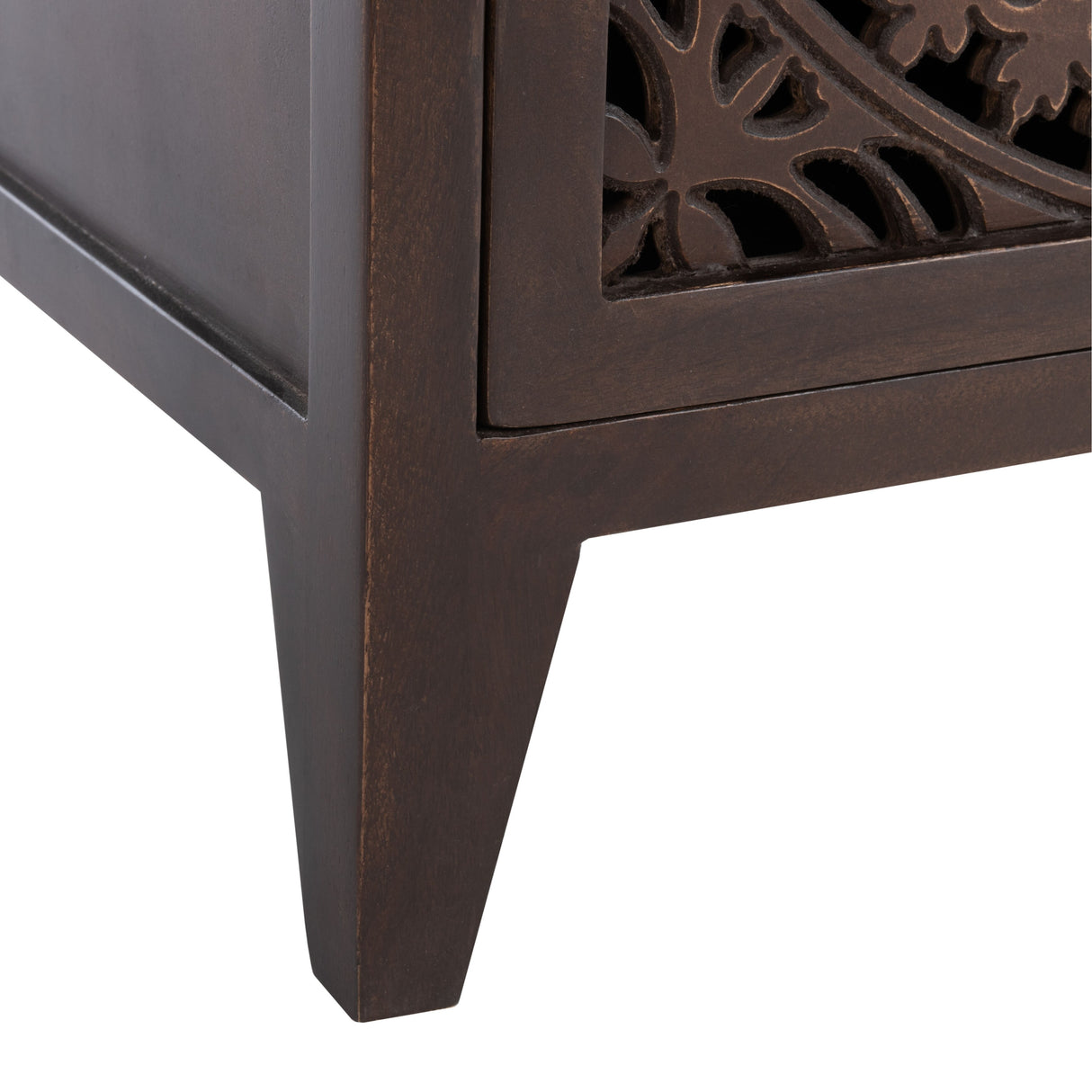 SAFAVIEH Shyann Single-Door Carved Nightstand