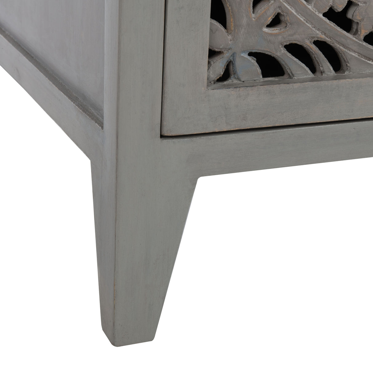 SAFAVIEH Shyann Single-Door Carved Nightstand