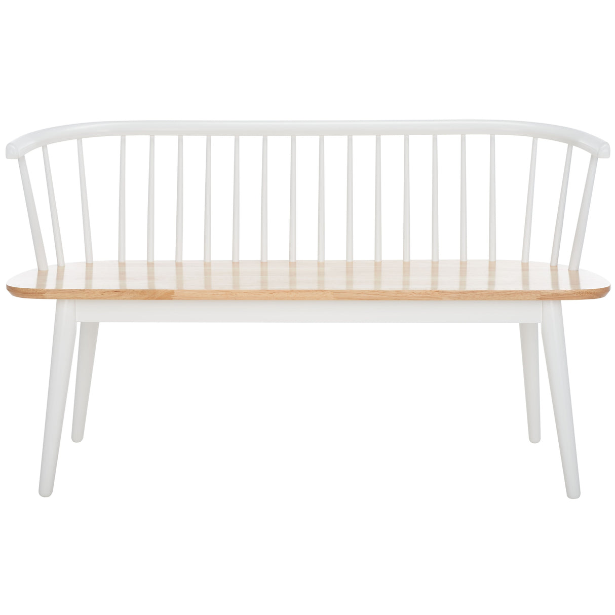 SAFAVIEH Sibyl Farmhouse Solid Wood Spindle Bench - 53Wx19Dx31H