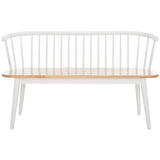 SAFAVIEH Sibyl Farmhouse Solid Wood Spindle Bench - 53Wx19Dx31H