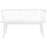 SAFAVIEH Sibyl Farmhouse Solid Wood Spindle Bench - 53Wx19Dx31H