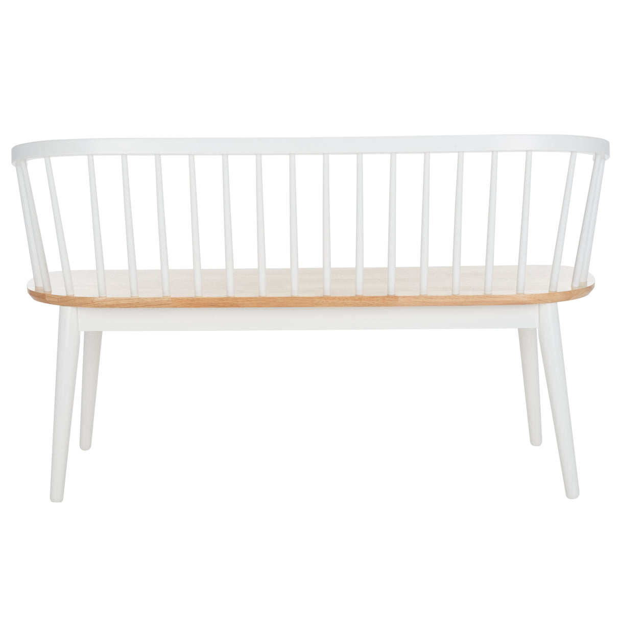 SAFAVIEH Sibyl Farmhouse Solid Wood Spindle Bench - 53Wx19Dx31H