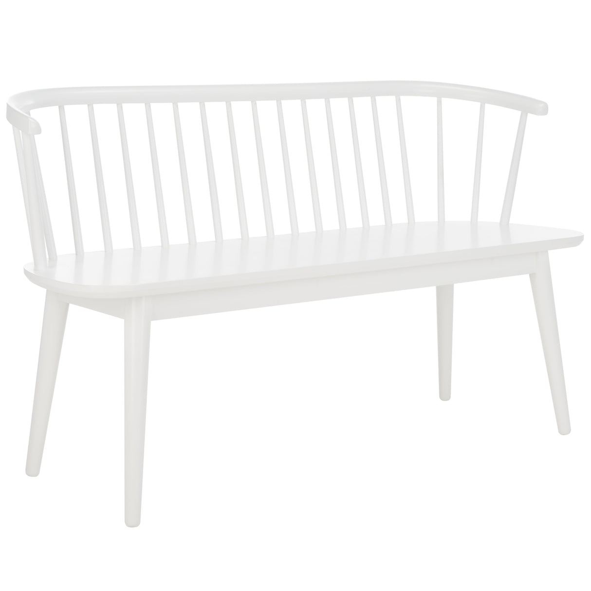 SAFAVIEH Sibyl Farmhouse Solid Wood Spindle Bench - 53Wx19Dx31H