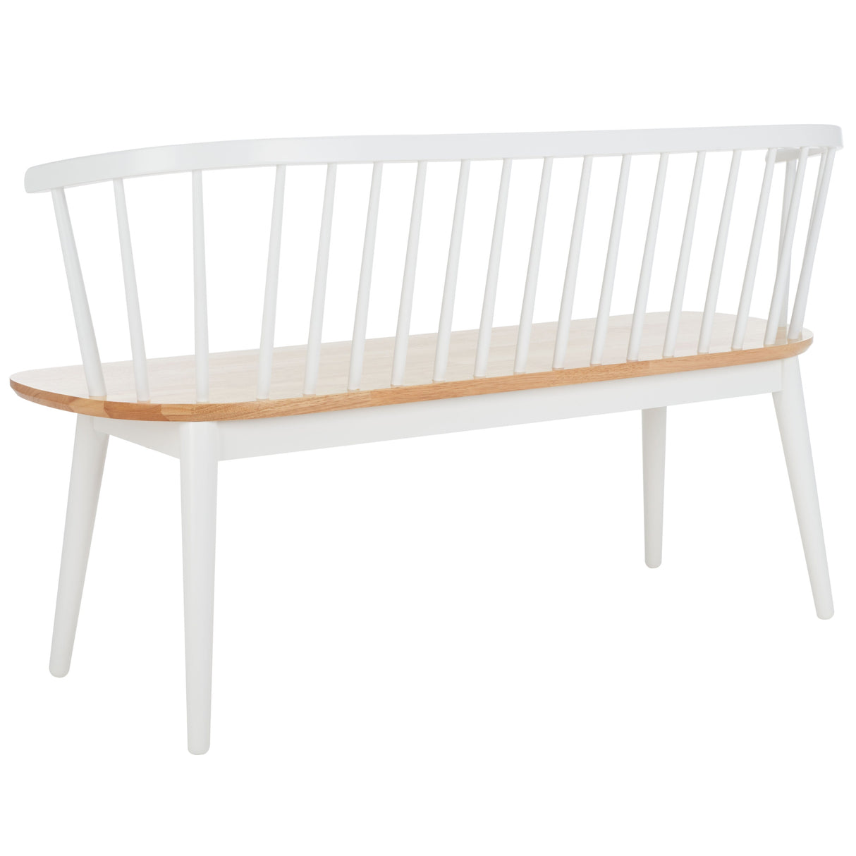 SAFAVIEH Sibyl Farmhouse Solid Wood Spindle Bench - 53Wx19Dx31H