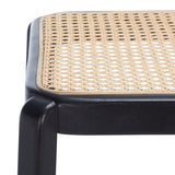 SAFAVIEH Silus Backless Cane Counter Stool - 17" W x 17" D x 25" H